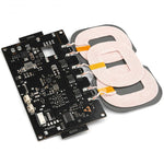 9-32V 20W/22W for QiWireless Charger Transmitter Module Circuit Board with 3 Coil for DIY Car Outdoor Power Supply