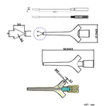 Universal Multimeter Test Hook with Miniature Plane Type IC Clip and Probe Needle Versatile for High Pressure Differential Applications Accurate Readings and Secure Connectivity