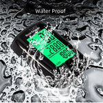 Cansses  CNC Bicycle Speedometer Wired Touchscreen Waterproof 80g Lightweight  Bike Computer Backlit for Day/Night Cycling
