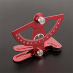 Metal Rudder Surface Protractor Meter Rudder Angle Ruler For RC Model Airplane