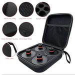 4pcs Set Car Rubber Lifting Jack Pad Adapter Tool Chassis W/ Storage Case Fits For Tesla Model 3 Model S Model X