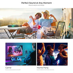 [EU/US Direct] Refurbished Ultimea Solo B30 120W 2.1CH Soundbar with 3-inch Subwoofer BassMAX Technology 121 Preset EQ Matrices Smart APP Control USB Optical 3.5mm AUX Compact bluetooth 5.3 Speaker Soundbar Subwoofer
