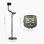 LinkMejor Professional TX-850 Metal Detector Underground Depth 2.5m Scanner Search Finder Detecting Treasure Hunter Pinpointer Waterproof