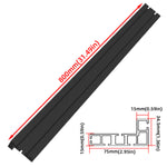 Aluminum Multi T-Track Fence Woodworking Miter Track Fence DIY T Slot Bandsaw Jig Miter Track Sliding Bracket Miter Gauge Backer