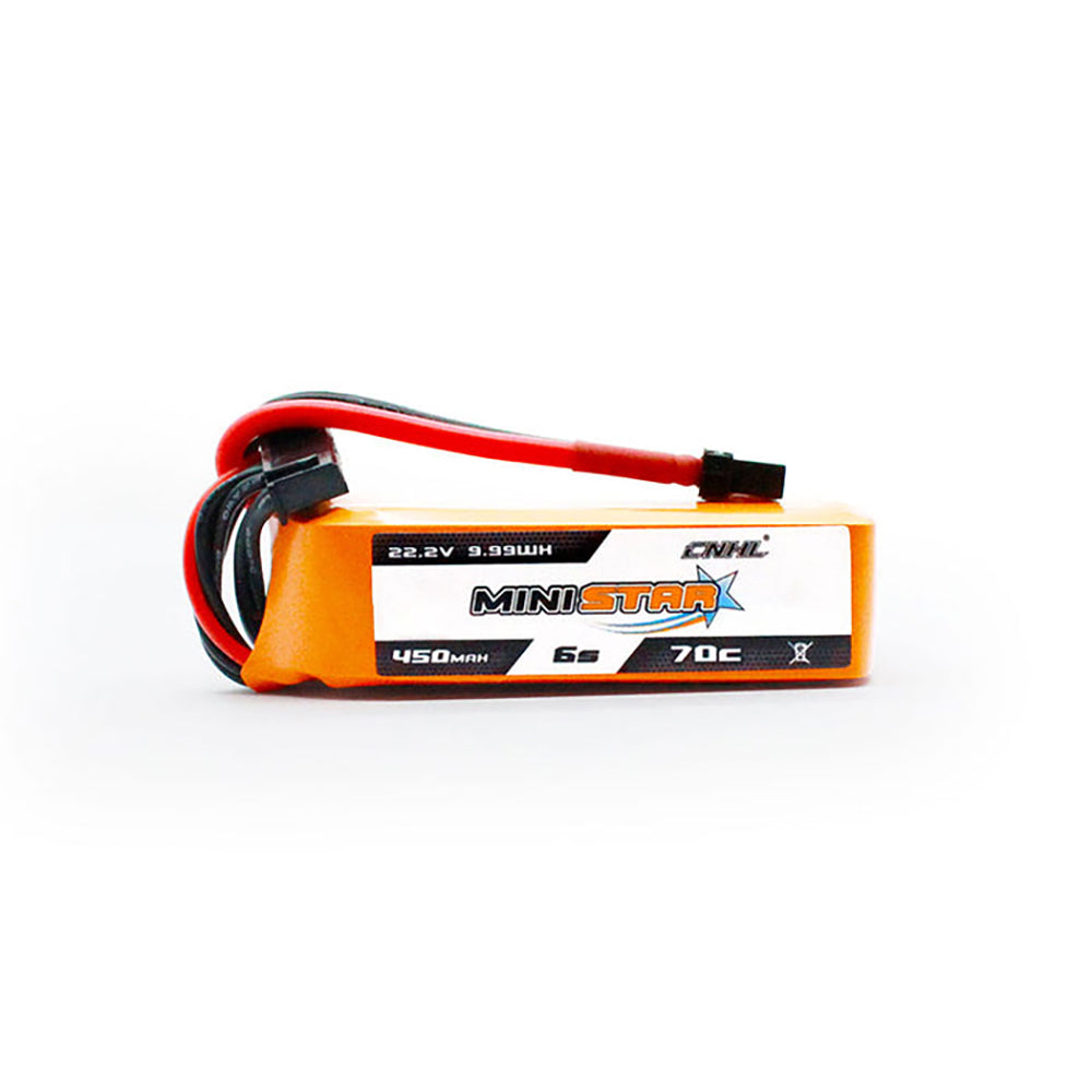 LinkMejor MiniStar 22.2V 450mAh 70C 6S LiPo Battery XT30 Plug for RC Drone FPV Racing