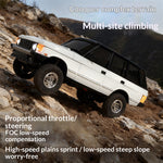 LinkMejor 18401 PRO RTR 1/18 2.4G 4WD FOC Sensored Brushless RC Car Rock Crawler Off-Road Climbing Truck LED Light Full Proportional Vehicles Models Metal Drive Shaft Oil Shocks Toys