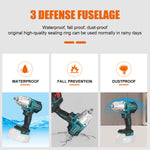 Drillpro 18V 600N.M High Torque Brushless Electric Impact Wrench Without Battery