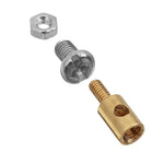 50PCS 2.1mm Adjustable Pushrod Connectors Linkage Stoppers For RC Airplane