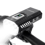 Astrolux® BL06 3+3 LEDs 2000LM Bike Headlight Dual Distance Beam 10000mAh Phone Power Bank Bike Light USB Rechargeable LED Handlebar Flashlight for Electric Bike Electric Scooter MTB Bicycle