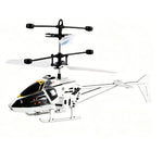8011 2.4G 2CH Alloy Crash Resistant Anti Collision One-key Takeoff / Landing Cool Lighting Inductive RC Helicopter RTF