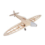 LinkMejor Spitfire 1020mm Wingspan Balsa Wood RC Airplane Fighter KIT