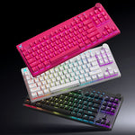 MCHOSE Mix87 Hall Effect Magnetic Switch Mechanical Keyboard with Volume Knob ARGB Light Apollo Switch Customization Wired Esports Gaming Keyboard