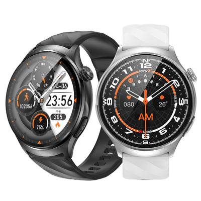 MT600 1.56-inch AMOLED Display ECG+PPG Voice Assistant One-click Micro Physical Examination bluetooth Call Heart Rate Blood Pressure Blood Oxygen Monitor Sleep Monitoring SOS Call Multi-sport Modes IP67 Waterproof Smart Watch