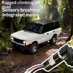LinkMejor 18401 PRO RTR 1/18 2.4G 4WD FOC Sensored Brushless RC Car Rock Crawler Off-Road Climbing Truck LED Light Full Proportional Vehicles Models Metal Drive Shaft Oil Shocks Toys