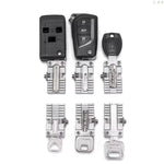 Universal Key Clamping Fixture Duplicating Cutting Machine Stainless Steel Precision Cutting for Car and Door Key Copy Tool