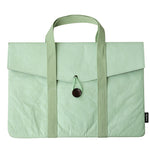 Ultra Lightweight DuPont Paper Laptop Sleeve 14 Inch Waterproof Shockproof Business Handbag MacBook iPad Travel Case Felt Lining Portable Design
