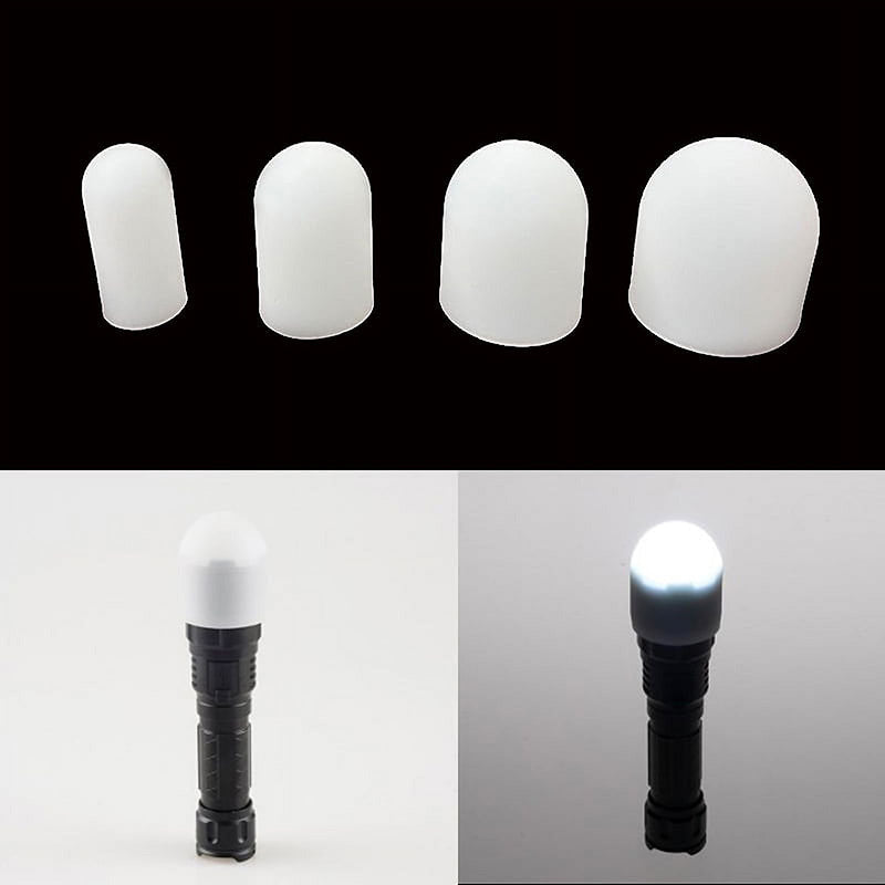 Silicone Elastic Flashlight Diffuser Lampshade Lamp Shade For Astrolux ST06 WP5 Suitable for a Diameter of 38mm/40mm Flashlight Cover Accessories