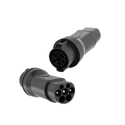 LinkMejor EVSE EV Charger Adapter Type 2 To Type 1/Tesla/GBT Converter 32A IP65 Electric Vehicle Charging Connector For EVSE