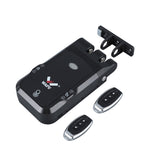 LinkMejor 026 Home Invisible Remote Control Security Door Lock Graffiti Smart Electronic Lock No Hole Design Dual System Dual Motor