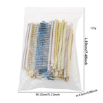 1000Pcs Metal Film Resistors Assorted Kit 0.25W 1/4W 50 Kinds Resistance Values 0.1Ω to 10MΩ ±1% High Precision Electronics Components