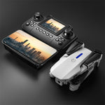 LinkMejor E88 / E88D WiFi FPV with LCD Screen Controller HD Dual Camera Lighting Arms Optical Flow Positioning Colorful LED Light Foldable RC Drone Quadcopter RTF