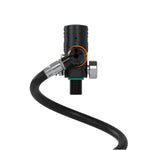 [US Direct] SMACO S400Plus 1L Scuba Diving Tank Set Oxygen Diving Cylinder Equipment Air Cylinder Underwater Diving Kit Black