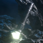 LinkMejor MH12 PRO 3300lm 505m 21700 USB-C Rechargeable Flashlight Outdoor Strong Light Flashlight Ultra Bright Long Range Portable Tactical Flashlight