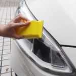 9PCS Hand Sanding Blocks Set Versatile Contoured Profile Yellow Medium-Density Polyurethane Foam Convex and Concave Shapes Hook Loop Attachment for Auto Body Wood Furniture Sanding