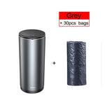 Baseus 500ML Car Trash Bin Can Mini Auto Dust Organizer Car Interior Rubbish Bag Garbage Container Storage Box Bucket Auto  Car Garbage Organizer
