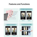 Kingma VL-PH02 Max Selfie Stick Magnetic Selfie Live Streaming Vlog Display Screen Photo for iPhone 16 16 Pro 15 14 13 Pro Max for Samsung Galaxy S25 Pro for Huawei Pura X