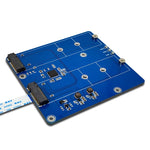 Raspberry Pi 5 PCIe to M.2 Dual NVMe SSD Expansion Board High-Speed Dual SSD 2280 Support NVMe Protocol with LED Indicators