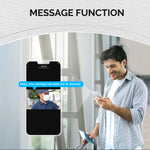 MoesHouse Tuya Smart WiFi Video Doorbell 1080P HD 140° Wide Angle Motion Detection 2-Way Audio IP65 Waterproof 5000mAh Battery Alexa Cloud SD Storage Wireless Chime Visual Door Bell
