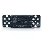 3-30mhz DIY 12W SWR Meter Kit SWR Power Meter for Shortwave Radio Station Debugging QRP SWR Meter Module