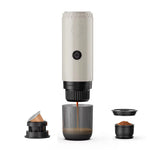 Comfook 2-in-1 Portable Espresso Maker with Cordless Heating 19Bar 85°C Brew 7800mAh Battery Compatible With Ground Coffee NS Capsules for Travel Use