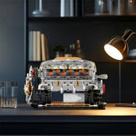 GQ 3053 MOC V8 Engine Model Bilding Blocks Brick Assembly Kit 692PCS Excellent STEAM Science Education Discovery Toys Children Gifts
