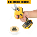 30mm Brushless Rechargeable Wireless Pruning Scissors Efficient Cutting Diameter Portable Electric Tool for Gardening Fruit Trees Potted Plants Safety Switch Quick-Release Blade