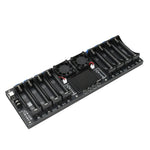 8 Channel 18650 Lithium Battery Capacity Tester Module MAh MWh Digital Battery Power Testing Board 18650 Battery Tester Type-C