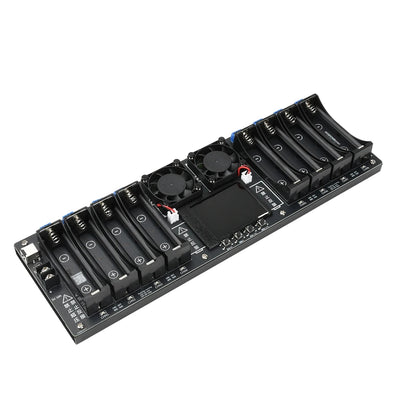 8 Channel 18650 Lithium Battery Capacity Tester Module MAh MWh Digital Battery Power Testing Board 18650 Battery Tester Type-C