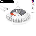 LinkMejor 2 in 1 300W Solar LED Camping Light Remote Control Tent Light Hang Fishing Night Light Emergency Work Lamp Power Bank V6 Series