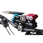 LinkMejor G202 Bicycle Handlebar Extender Lengthened Design Carbon fiber Aluminum Alloy Mountain Bike Mount Mobile Bike Light Phone Holder