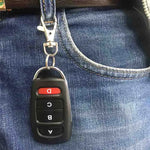 LinkMejor RF 433mhz Transmitter 4 Button Remote Control + Receiver Module Fixed EV1527 Decoding 4CH Output with Learning DIY Kit