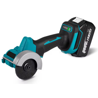 76MM Brushless Cordless Angle Grinder 390W Electric Grinding Cutting Polishing Machine Stepless Speed for Mak 18V Battery with LED Light