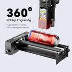 [EU/US Direct]LONGER Laser Rotary Roller, 6-200mm Engraving Diameter, 360 Degree Rotating, Engrave on Cylindrical Objects, Goblets, Pen, Pipes