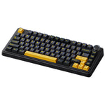 LinkMejor F75 80 Keys Tri-mode Customized Mechanical Gaming Keyboard Hot Swappable RGB BT/2.4G/Type-C 75% Layout Wireless Gaming Keyboard Gasket Structure