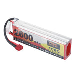 LinkMejor Power 14.8V 2600mAh 100C 4S LiPo Battery T Plug for RC Car
