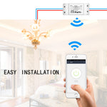 Mouehouse Wi-Fi Smart Light Switch Timer Smart Life APP Wireless Remote Control Works with Alexa Google Home