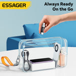 Essager ES-OTG25 30W/60W iP Male to Type-C Female / Type-C Male to iP Female Digital Display Adapter Converter for Phone Tablet for Smart Earbuds