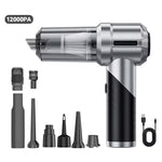 LinkMejor Brushless 100W Cordless Handheld Vacuum Cleaner Folding Portable Suction & Air Blow Dual-Purpose Small Mini Car Auto Home Wireless
