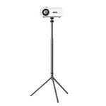 LinkMejor® BW-VF3 Projector Stand Tripod Stable 360° Adjustment Aluminum Alloy Weight Capacity 10KG Portable For Outside Outdoor Movie Universal Projector Mount Compatible for Most Projector V3 V4 V5 V7 etc