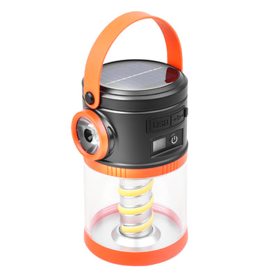 IPRee Outdoor Solar Portable Camping Light,Power Display,Double Light Source Lamp Power Bank Emergency,Camping Atmosphere Lamp Outdoor Tent Light Night